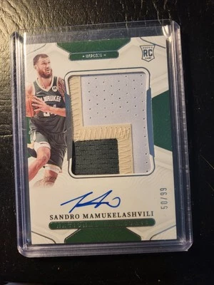 2021-22 Sandro Mamukelashvili Auto/numbered - Image 1 of 3
