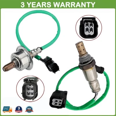 Комплект из 2 датчиков кислорода O2 для 2010 2011 Honda CR-V L4-2.4L вверх + вниз по течению 4 двери - Изображение 1 из 4