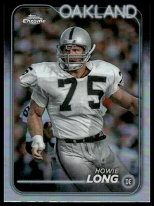 2024 Topps Chrome #153 Howie Long Refractor Oakland Raiders - Picture 1 of 2