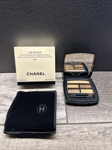 CHANEL LES BEIGES  Healthy Glow EYESHADOW PALETTE Deep 0.16oz - Picture 1 of 4