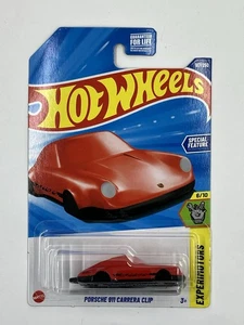 Hot Wheels Porsche 911 Carrera Clip Rosso Experimotors  - Foto 1 di 2