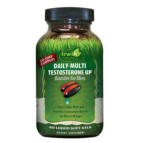 Potenciador diario-multi testosterona UP para hombres 60 cápsulas blandas de Irwin Naturals Foto 1 de 1
