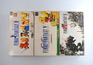 Final Fantasy IV V VI 4 5 6 Super Famicom Nintendo SNES Japanese NTSC-J - Picture 1 of 20