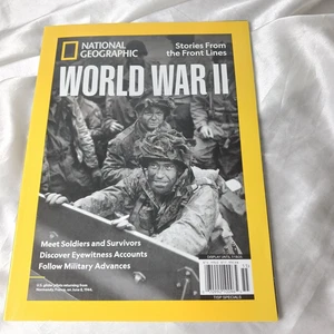 NATIONAL GEOGRAPHIC MAGAZINE WORLD WAR 2-STORIES FROM THE FRONT LINE - Picture 1 of 3