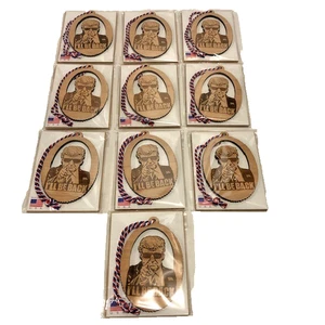 Donald Trump MAGA Christmas Ornament Patriotic Car Tree President Gifts -10 pk - Picture 1 of 14