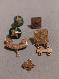 6 Assorted Boy Scout Pins - Picture 1 of 4
