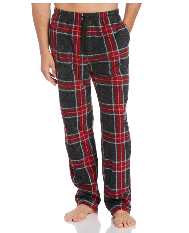 Perry Ellis Portfolio MicroFleece Pijama a Cuadros Ropa de Dormir Pantalón de Salón Nuevo con Etiquetas XL Foto 1 de 4