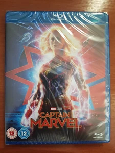 CAPTAIN MARVEL BLU RAY - NEW & SEALED MARVEL, BRIE LARSON REGION B FREE POST - Picture 1 of 1