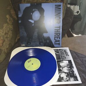 Minor Threat Self Titled Dischord 12 Blue Vinyl Vg+