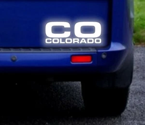 Calcomanía adhesiva reflectante del estado de Colorado CO EE. UU. - Imagen 1 de 2