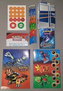 Pokemon Primal Clash Stickers Paper Playmat Deck Box Pencils Kyogre Groudon XY - Picture 1 of 5