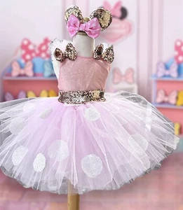 Minnie dress for party, tutu minnie outfit, Minnie party, minnie pink - Picture 1 of 9