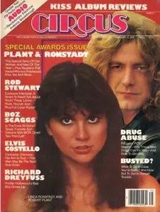 Circus Magazine February 16 1978 Linda Ronstadt Robert Plant Kiss Angel Zeppelin - Picture 1 of 24