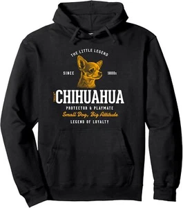 Vintage Styled Retro Chihuahua Pullover Hoodie - Picture 1 of 9