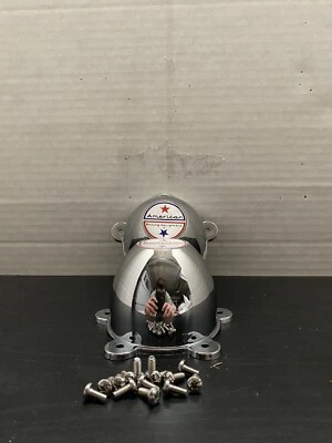 (2) 5 TAPAS DE PLÁSTICO OREJERAS RUEDAS DE CARRERAS AMERICANAS DE 5 TACOS CON 2”1/8, LOGOTIPO AR Foto 1 de 4