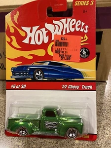 Hot Wheels ‘52 Chevy Pickup Truck Classics Chevrolet Green Series 3 - Picture 1 of 1