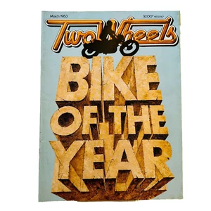 Two Wheels Motorcycle Motor Bike Magazine March 1983 Bike of the Year - Picture 1 of 8