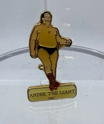 Andre The Giant 2 WWF Enamel Pin Pinnacle Designs 1980s Vintage RARE - Image 1 of 2