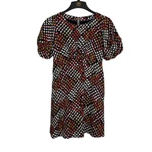 Maeve Melody Dress Sz 0P Floral Dress Knee Length Pockets Puff Sleeve Colorful - Picture 1 of 10