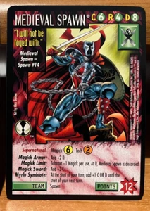 Wildstorms Collectible Card Game - Medieval Spawn Character Card - CCG Rare - Bild 1 von 1