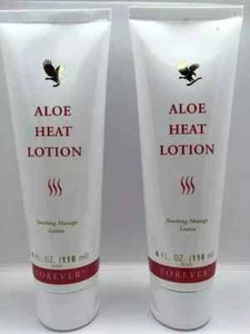(Two Pack) Forever Living Aloe Heat Lotion For All Tyap Pain 4oz.+ FREE SHIPPING - Picture 1 of 10