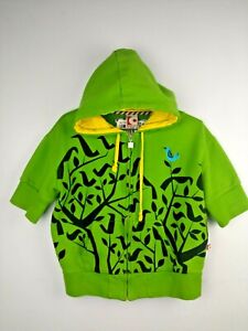 GamaGo Youth Kids Limited Edition Hoodie Sweatshirt Large 14-16 Short Sleeve Zip
