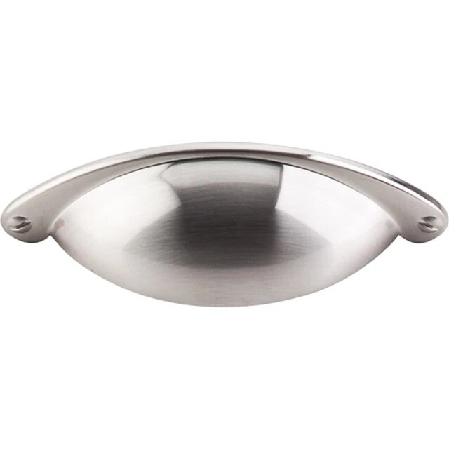 Perillas superiores M400 2 1/2" cepillo níquel satinado taza tirador (paquete de 13) Foto 1 de 1