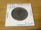 1931 Netherlands 1 Gulden Silver Coin # 759e