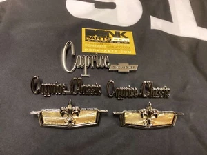 1975-1976 Chevrolet Caprice Emblem Set 5pc Bin 9,14,15 - Picture 1 of 3