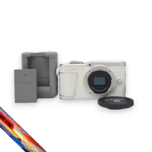 OLYMPUS PEN E-PL9 Compact Digital Camera White Body Only 16.1 MP Tested Japan - Picture 1 of 6