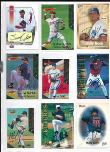 Béisbol - Enorme Lote de 90 Tarjetas de Autógrafo - Todas en la Foto - Excelente Estado - Imagen 1 de 10