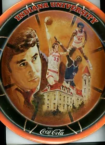 Vintage University Coca-Cola Dose 1976 Indiana Ncaa Tray Champions Knight Bobby - Bild 1 von 12