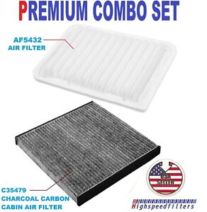 PREMIUM AIR FILTER + CARBONIZED CABIN FILTER FOR TOYOTA CAMRY SIENNA ES330 RX330