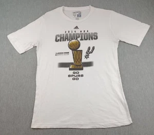 San Antonio Spurs Adidas Go To Tee Youth XL (18) White 2014 Champs Locker Room - Picture 1 of 15
