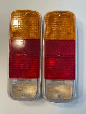 Pair Volkswagen VW Bus Tail Light Assembly Euro Type 2 T2 Left & Right 1972-1979 - Image 1 of 4