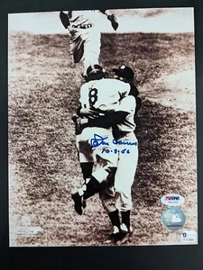 Don LARSEN Signed 8x10 PHOTO Perfect Game 1956 NY Yankees PSA /DNA COA 256 - Picture 1 of 2