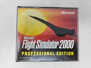 Flight Simulator 2000 Microsoft Professional Edition PC CD-ROM 1999 - Picture 1 of 5