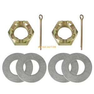 Tuerca de castillo de eje trasero 2 piezas con pasador Polaris Trail Blazer 250 1990-06/330 2008-13 - Imagen 1 de 11