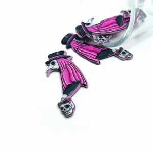 1, 4 or 20 BULK pcs Pink Plague Doctor Pendant - US Seller - PK1227 - Picture 1 of 4