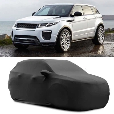 Полный автомобильный чехол с пятнами эластичный пыленепроницаемый на заказ черный для Land Rover Range Rover - Изображение 1 из 4