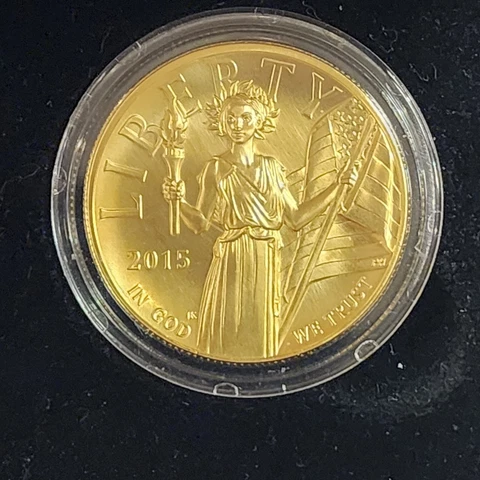 2015 W American Liberty High Relief Gold Coin w/OGP COA Cover