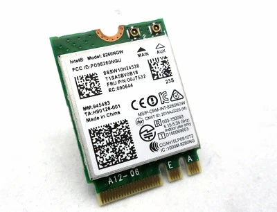 Genuine Lenovo ThinkPad L460 Wireless Bluetooth Card 8260NGW 00JT532 - Image 1 of 2