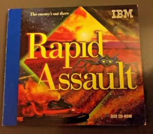 Rapid Assault by IBM 1995 con PC CD manual juego vintage - Imagen 1 de 4