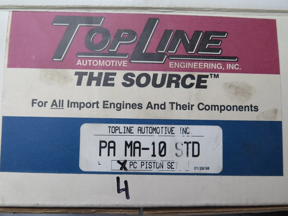 Topline PA MA-10 STD 4 pistones NOS (17-C1) Foto 1 de 3