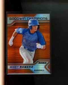 2023 Upper Deck Goodwin Champions Orange Prism Mikey Romero RC #387/499 - Picture 1 of 1