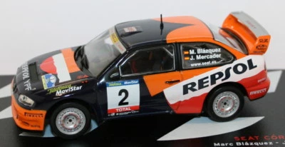 Altaya 1/43 Scale - Seat Cordoba WRC - Rally RAC Navarra De Tierra 2001 - Image 1 of 3
