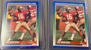 (2) Joe Montana San Fransisco 49ers The Score #1 - Picture 1 of 2