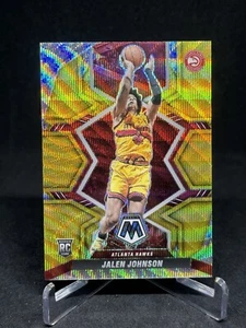 2021 Mosaic Jalen Johnson SP Gold Wave RC - Picture 1 of 2