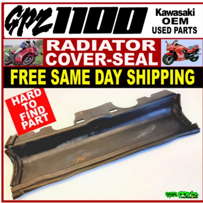 1995 1996 1997 Kawasaki GPZ 1100 OEM Radiator Cover - Seal 49016-1189 - Imagem 1 de 4