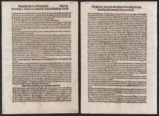 1499 Cronica Coellen Cologne Neuss 1432 Inkunabel Incunable Sheet Ccciii